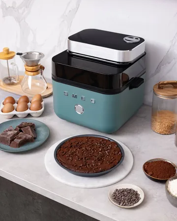Smeg Air Fryer friteerauskeitin - Emerald green matta - Smeg