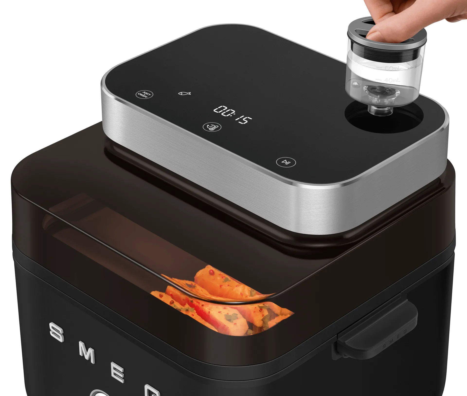 Smeg Air Fryer friteerauskeitin, musta matta Smeg