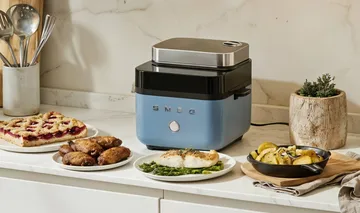 Smeg Air Fryer friteerauskeitin - Storm blue matt - Smeg