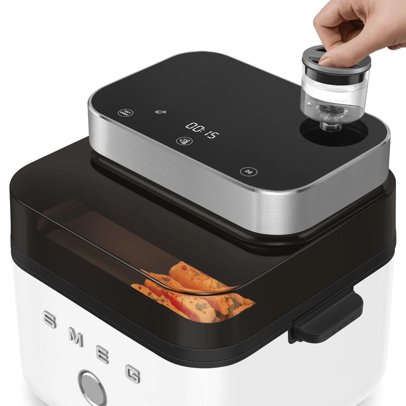 Smeg Air Fryer friteerauskeitin, Valkoinen matta Smeg