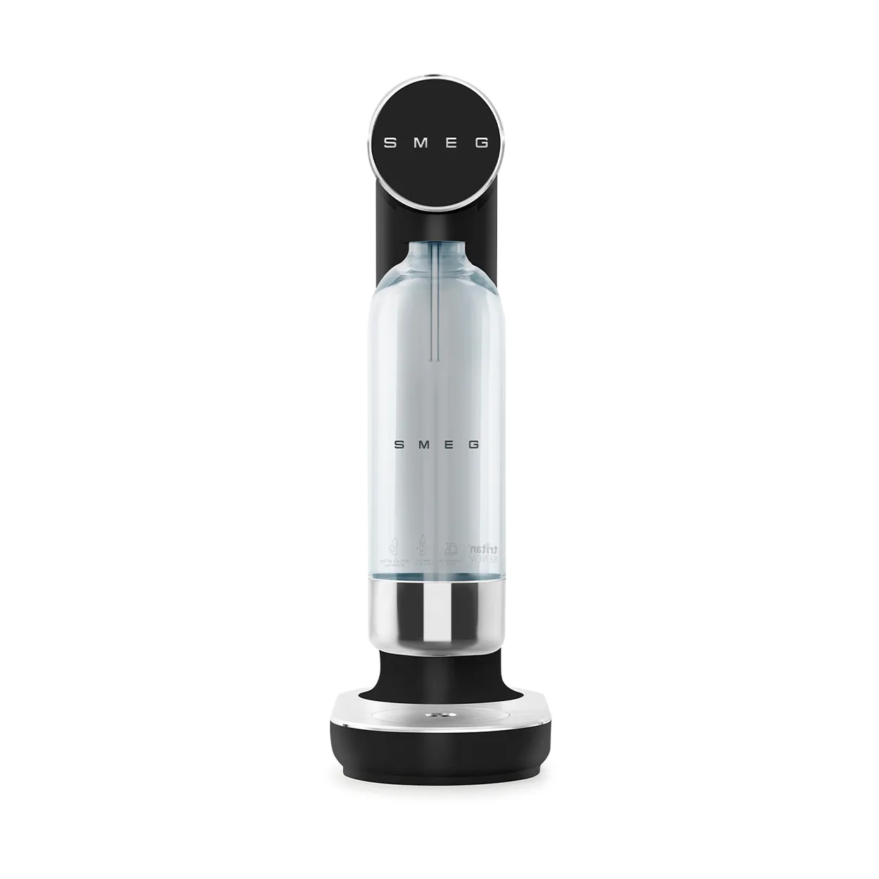 Smeg Smeg Sodamaker hiilihapotuslaite Matta musta
