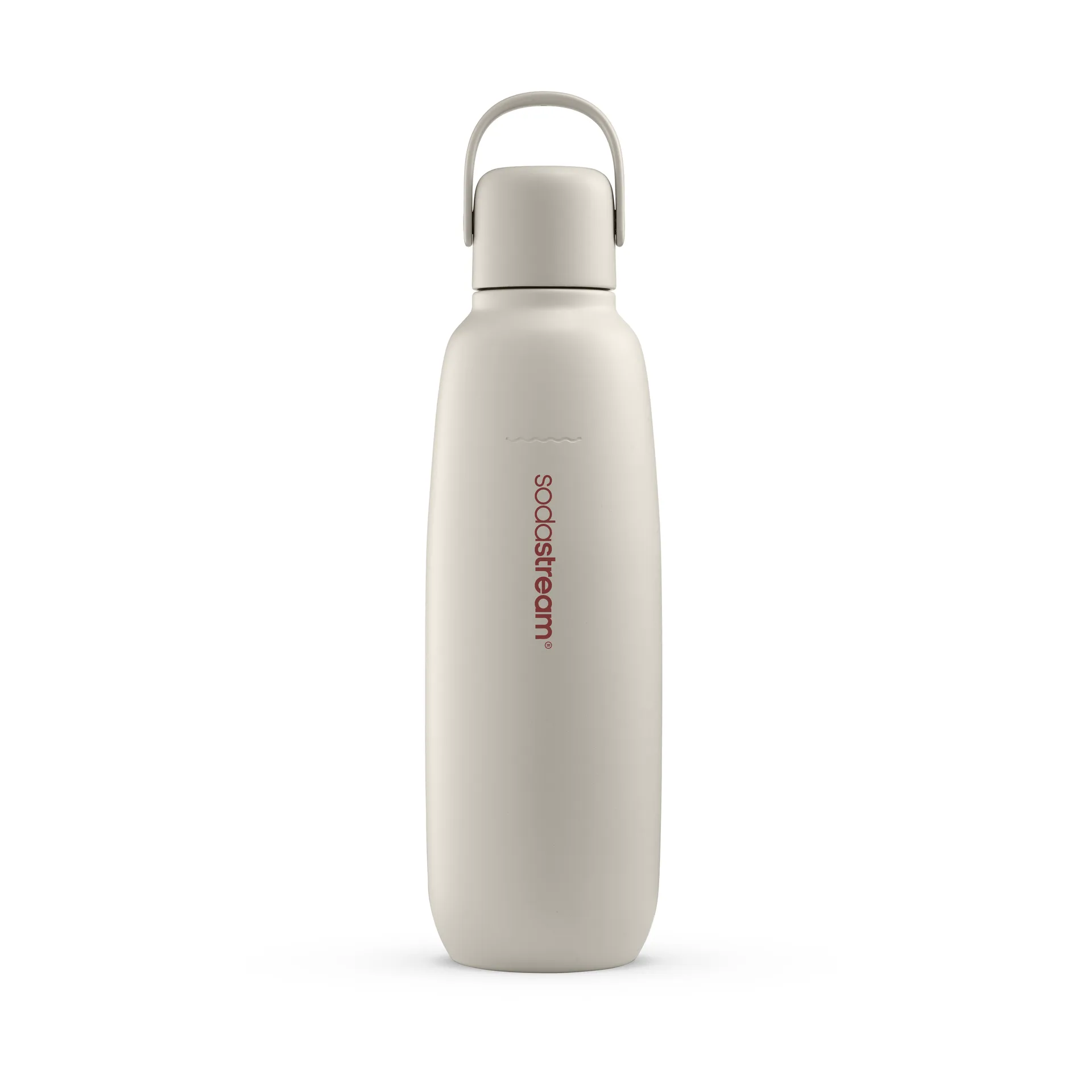 Sodastream Fizz & Go -pullo Hiekka-ruostumaton teräs, 0,9 l