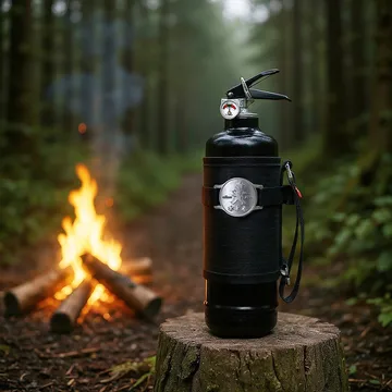 Solstickan jauhesammutin 6 kg, Outdoor edition - Musta - Solstickan Design