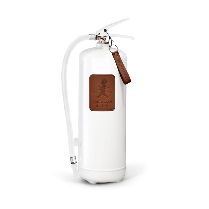 Solstickan palosammutin 6 kg - Vit-tummanruskea nahka. - Solstickan Design