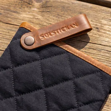 Solstickan patakinnas canvas - Musta - Solstickan Design
