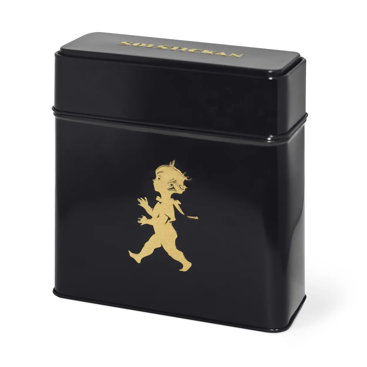 Solstickan Design Solstickan purkki suodatinpusseille 15,4 x 17 cm Musta-kulta