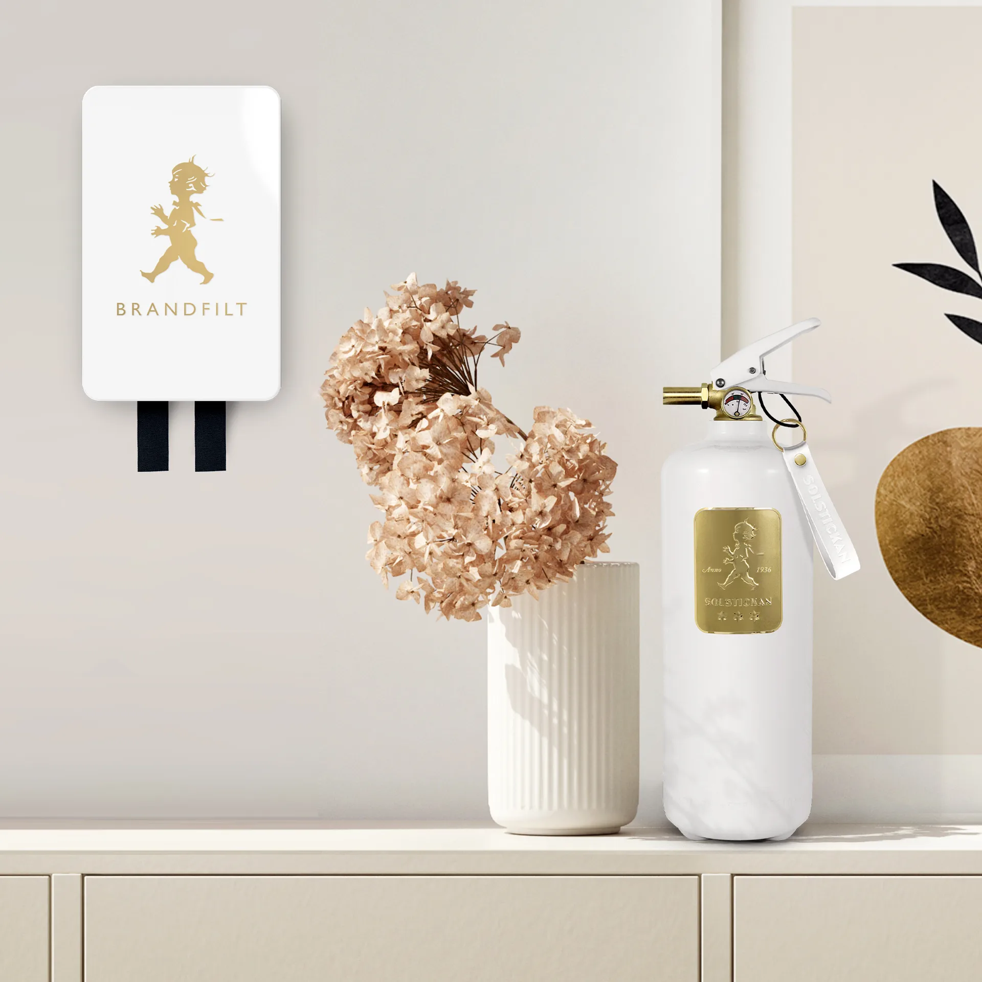 Solstickan sammutuspeitto 16x2,7x25 cm, Valko-kulta Solstickan Design