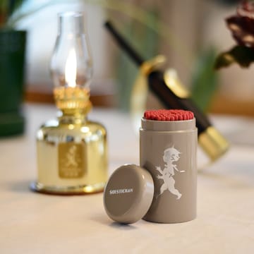 Solstickan tulitikkupurkki 100-pakkaus - Hiekka - Solstickan Design