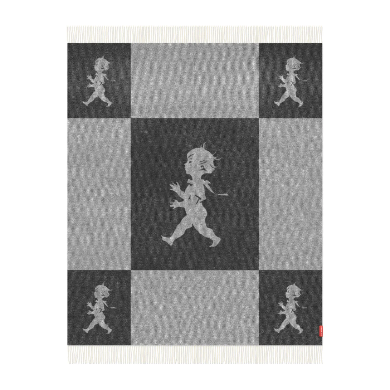 Solstickan Design Solstickan viltti merinovillaa 130 x 170 cm Antrasiitinharmaa