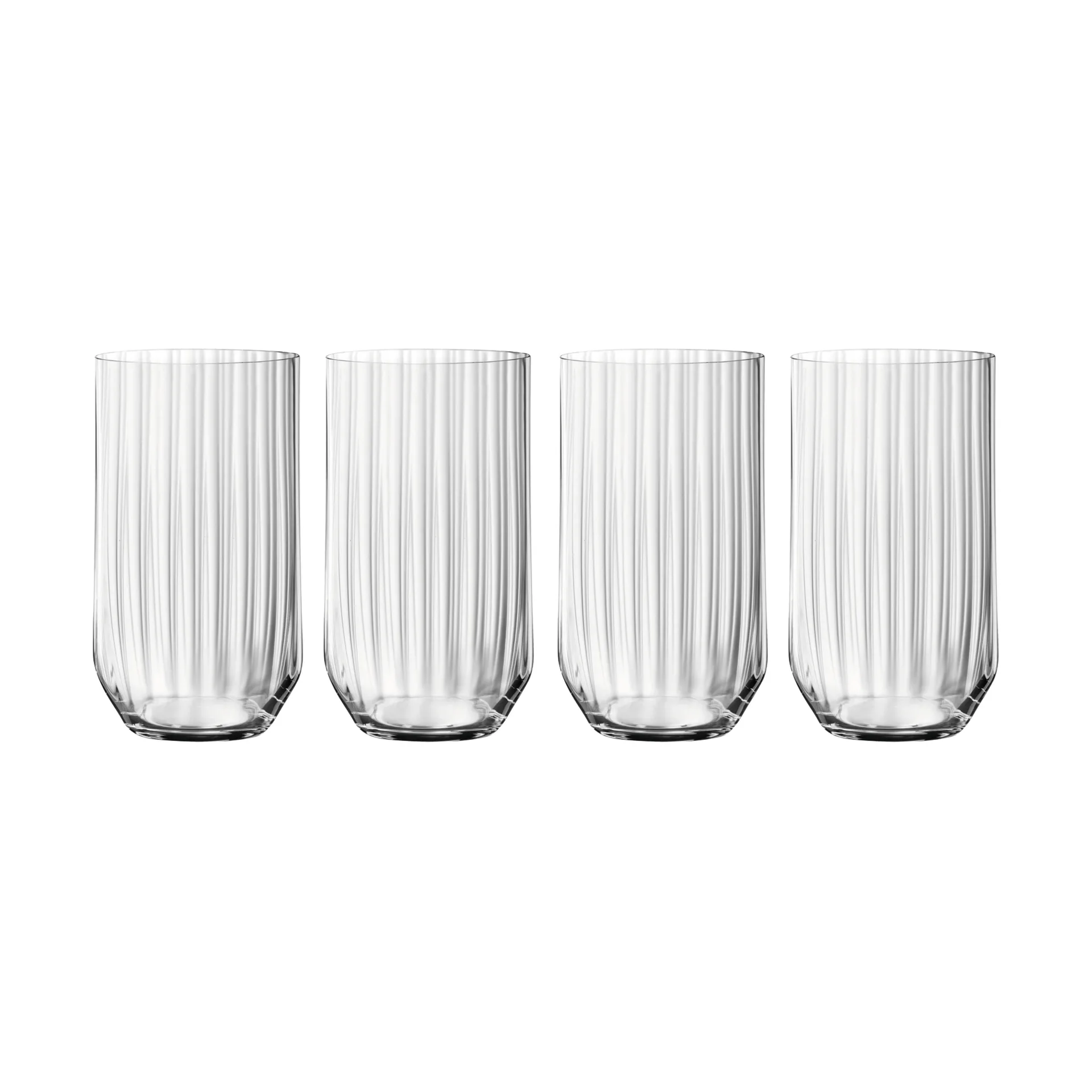 Linear long drink -lasi 44,5 cl 4-pack, Kirkas Spiegelau