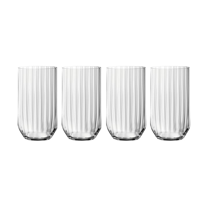 Linear long drink -lasi 44,5 cl 4-pack - Kirkas - Spiegelau