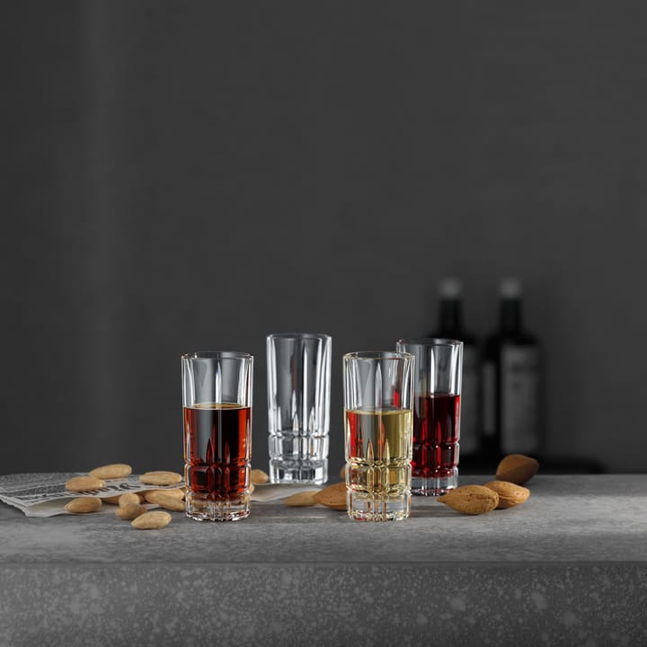 Perfect Serve -shottilasi. 4-pack, kirkas Spiegelau
