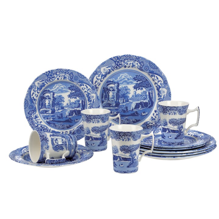 Blue Italian 12-osainen setti - 12 osaa - Spode