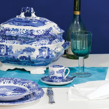 Blue Italian -kahvikuppi ja aluslautanen - 9 cl - Spode