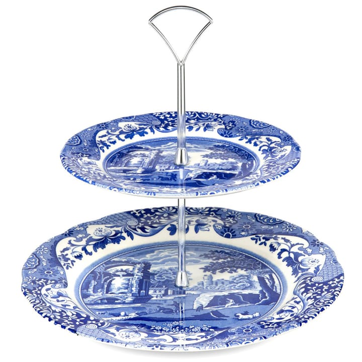 Blue Italian -kakkuvati, kaksikerroksinen, Kaksikerroksinen Spode