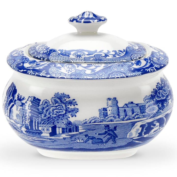 Blue Italian -sokerikulho, kannellinen, 25 cl Spode