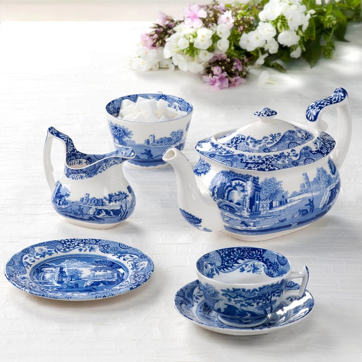 Blue Italian -teelautanen, 20 cm Spode