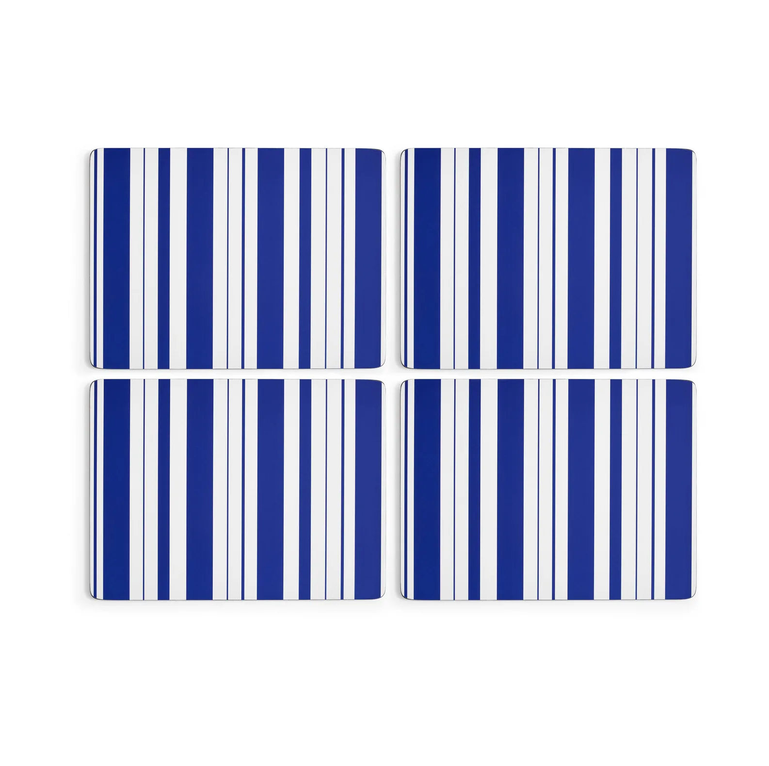 Steccato pöytätabletit 30x40 cm 4 kpl, Sinivalkoinen Spode