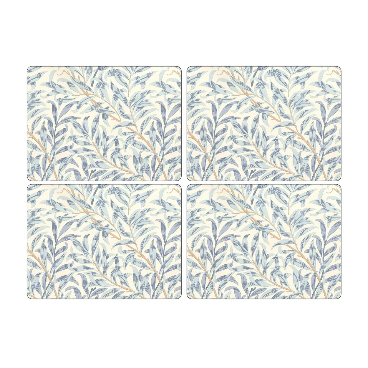 Spode Willow Bough -pöytätabletti 30 x 40 cm 4-pakkaus Sininen