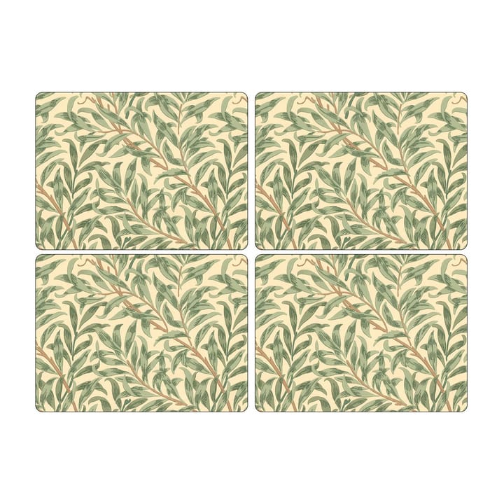 Willow Bough -pöytätabletti 30 x 40 cm 4-pakkaus - Vihreä - Spode