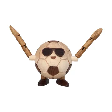Billy Ball jalkapallofiguuri - Beige, 8x6,5x6,7 cm - Spring Copenhagen