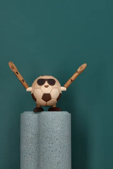 Billy Ball jalkapallofiguuri - Beige, 8x6,5x6,7 cm - Spring Copenhagen