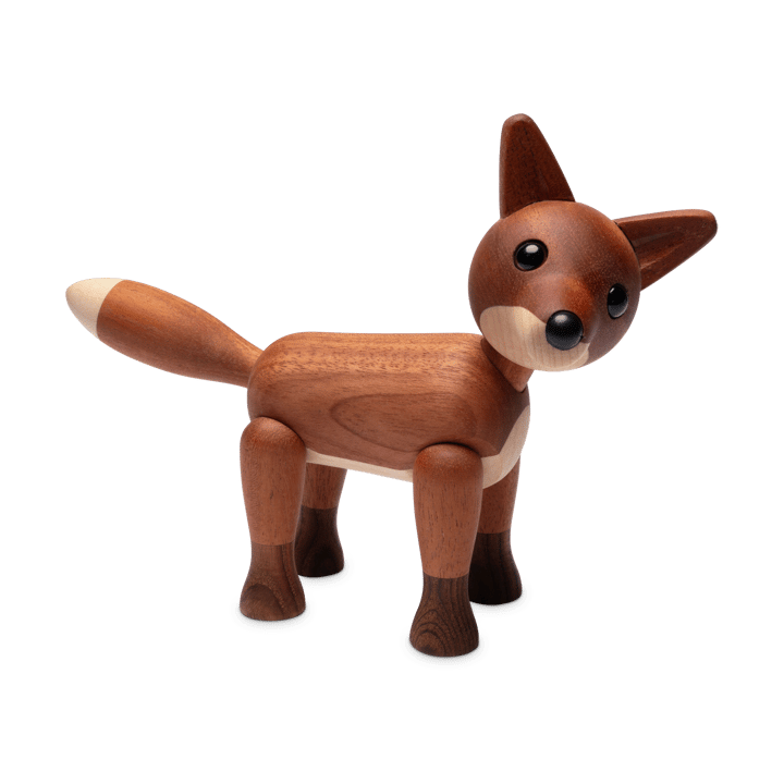 Foxy kettu koriste 12 cm - Mahonki - Spring Copenhagen