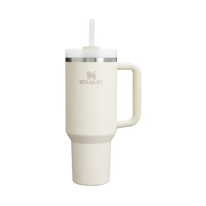 Quencher juomalasi pillillä 1,18 l - Cream white - Stanley