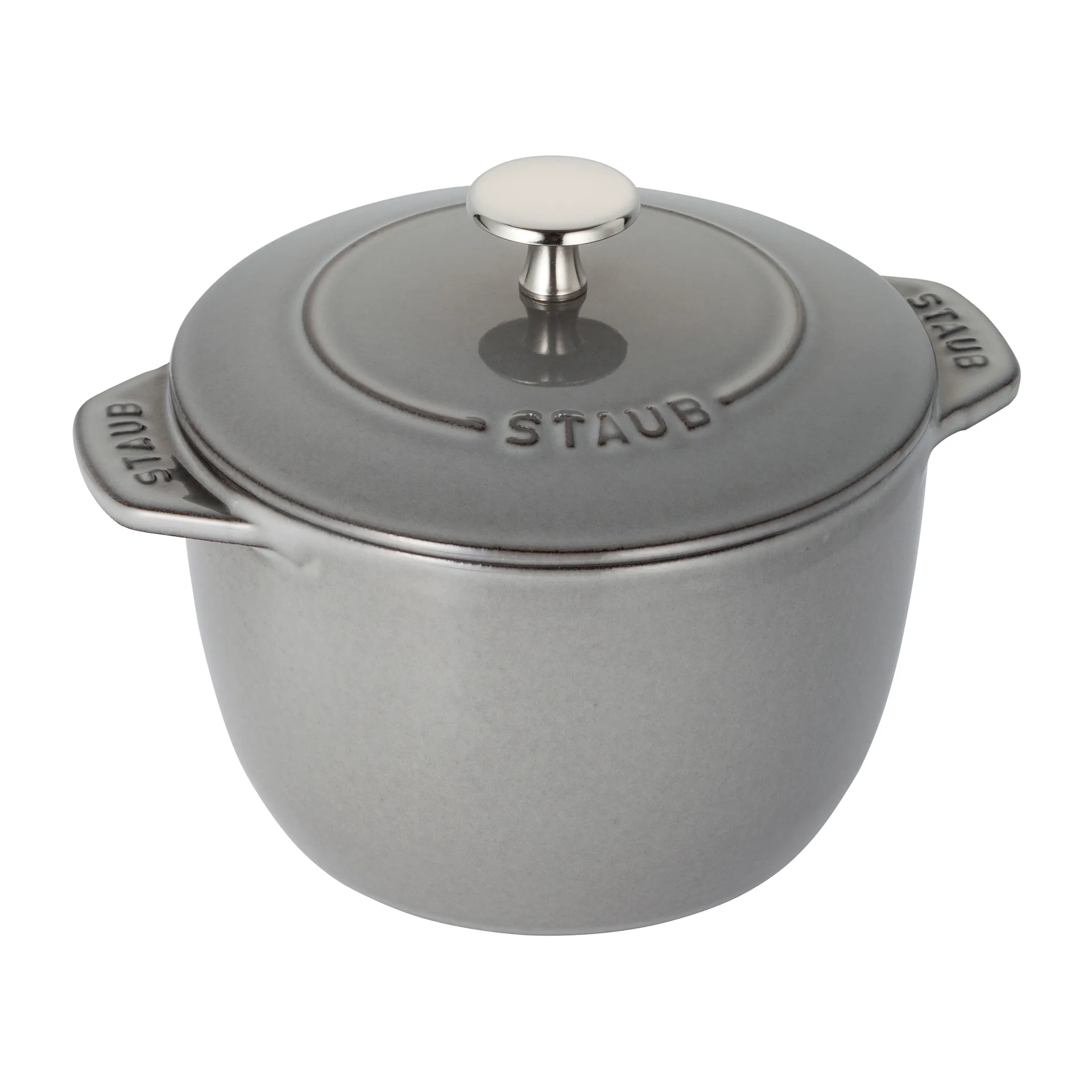 Rice cocotte valurautapata 1,6 L, Harmaa STAUB