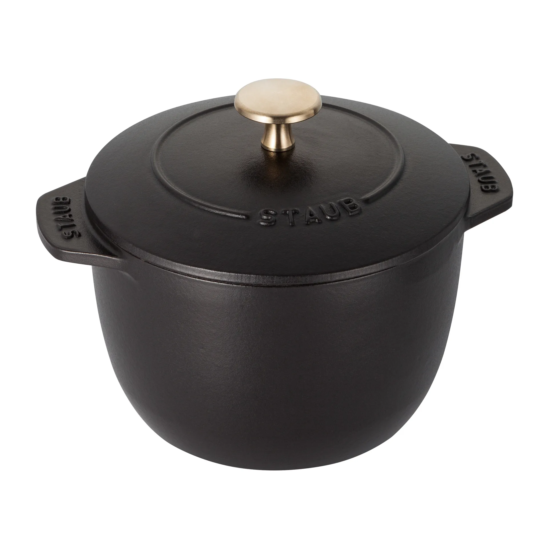 Rice cocotte valurautapata 1,6 L, Musta STAUB