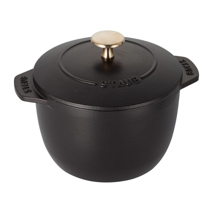 Rice cocotte valurautapata 1,6 L - Musta - STAUB