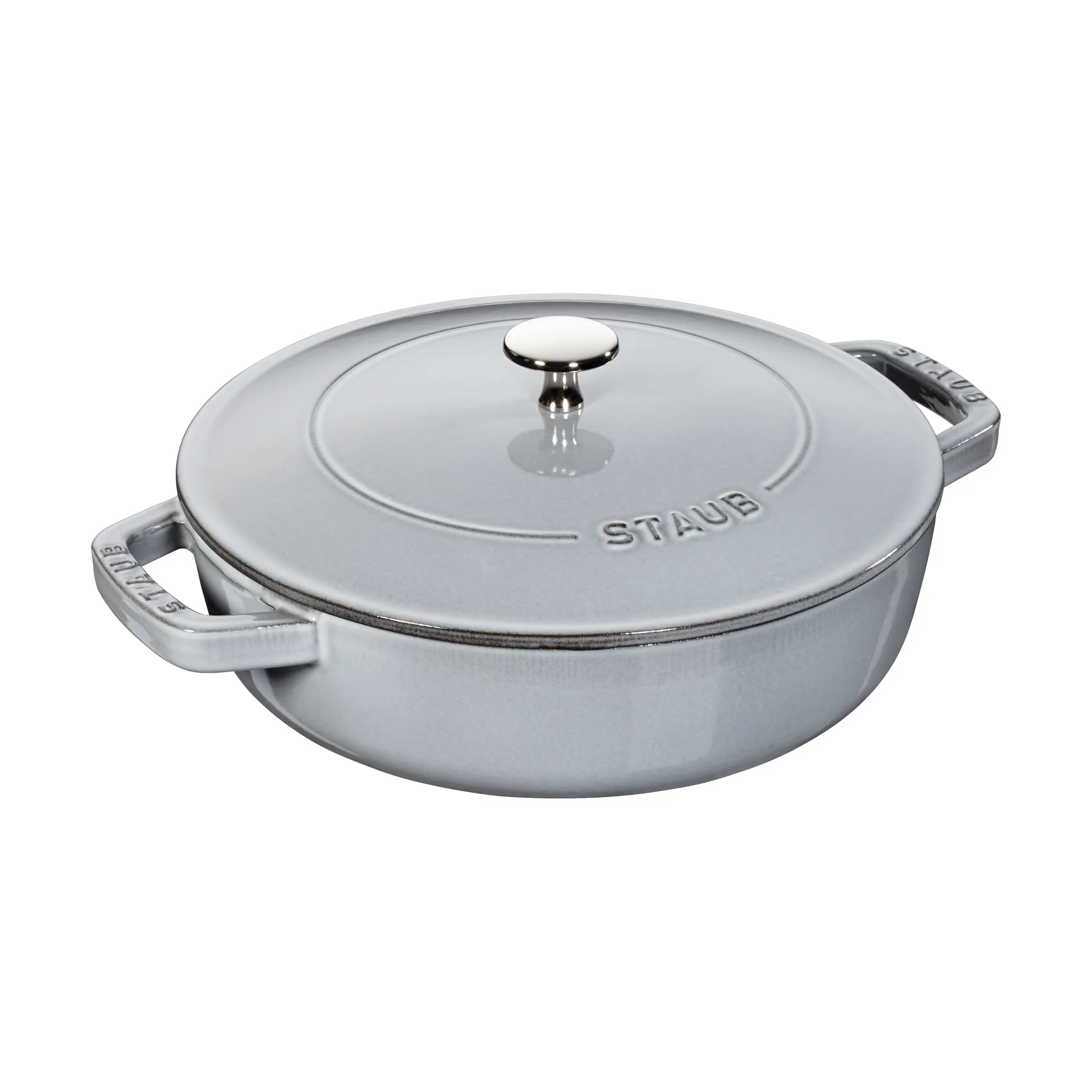 Staub Chistera traktoriastia valurauta Ø24 cm, Grafiitinharmaa STAUB