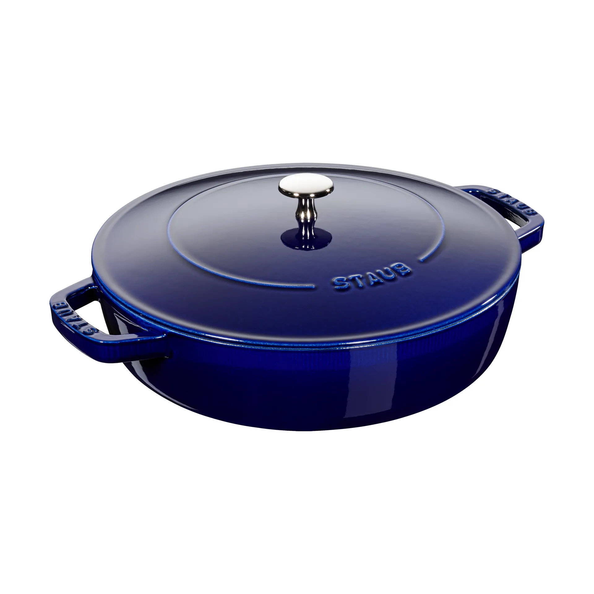 Staub Chistera traktoriastia valurauta Ø24 cm, Tummansininen STAUB