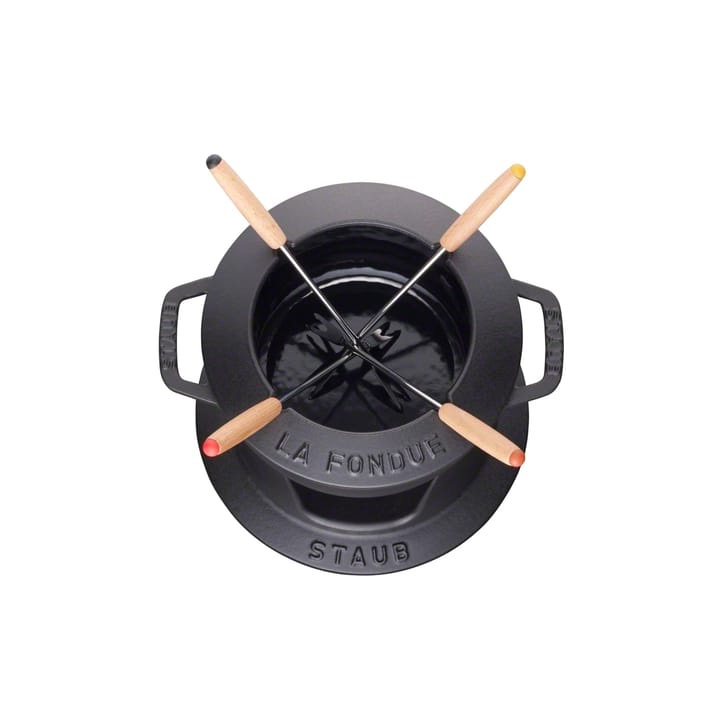 Staub fonduesetti, 1,1 l, musta STAUB