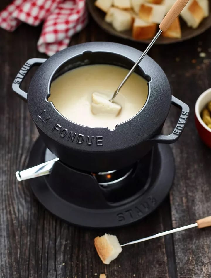 Staub fonduesetti, 1,1 l, musta STAUB