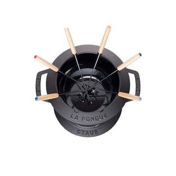 Staub fonduesetti, 1,65 l - musta - STAUB