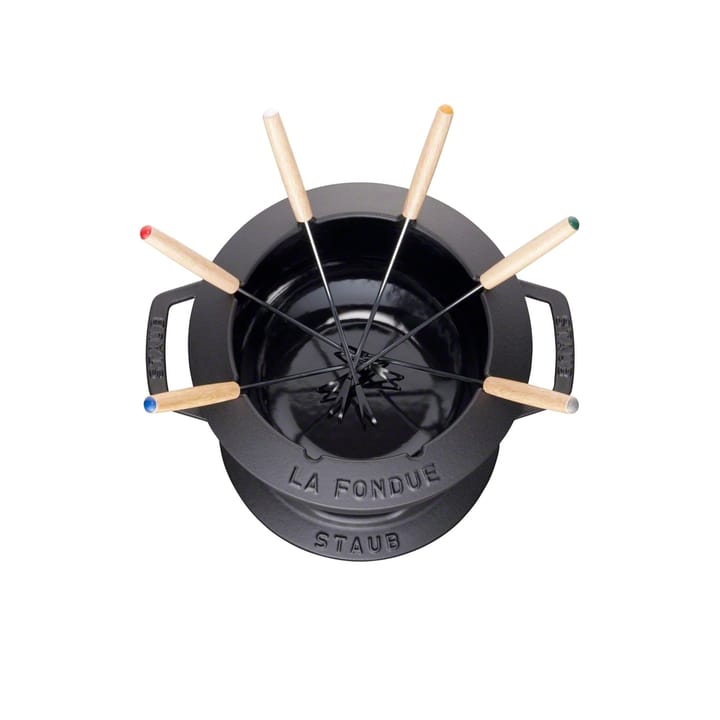 Staub fonduesetti, 1,65 l, musta STAUB