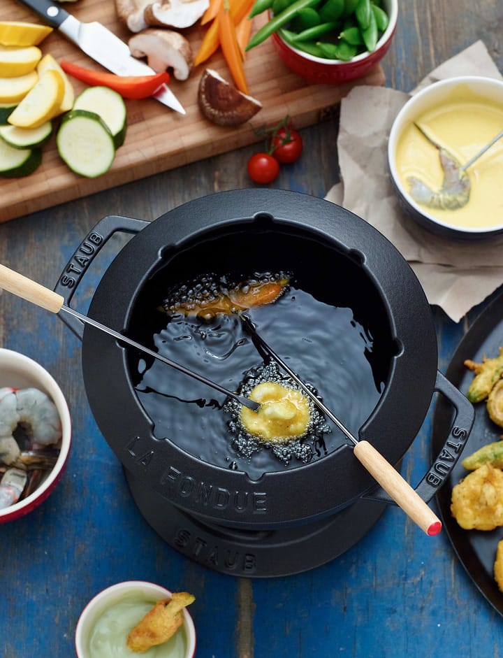 Staub fonduesetti, 1,65 l, musta STAUB