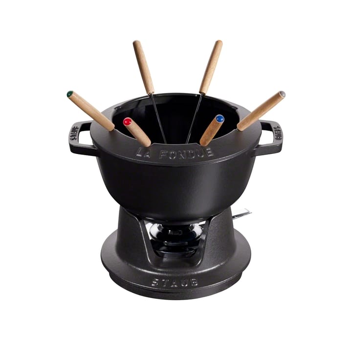 Staub fonduesetti, 2,35 l - musta - STAUB