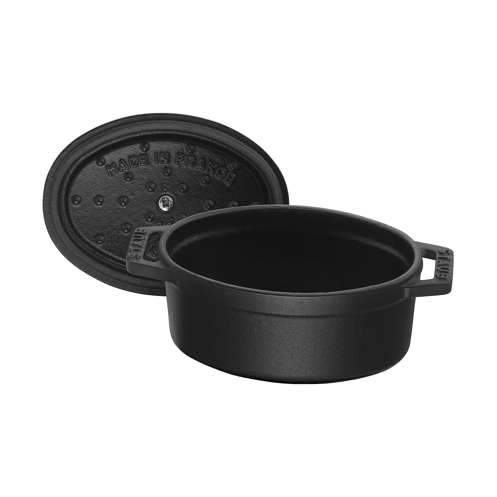 Staub La Cocotte ovaali minipata valurauta 0,25 L, Musta STAUB