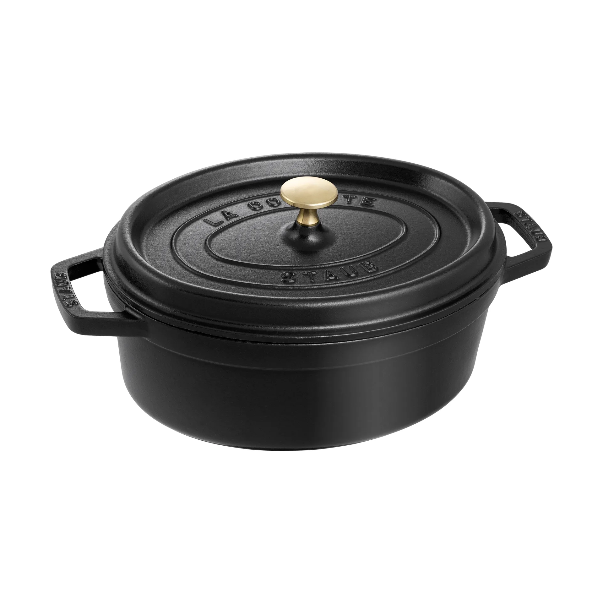 Staub La Cocotte ovaali pata valurauta 3,2 L, Musta STAUB