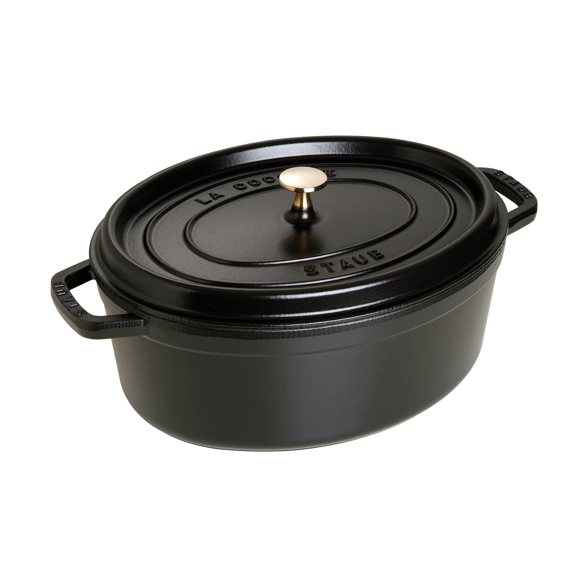 Staub La Cocotte ovaali pata valurauta 6,7 L, Musta STAUB