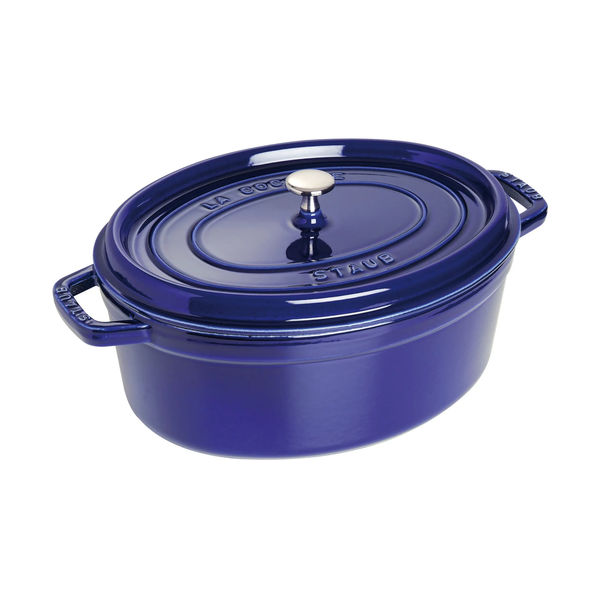 Staub La Cocotte ovaali pata valurauta 6,7 L, Tummansininen STAUB
