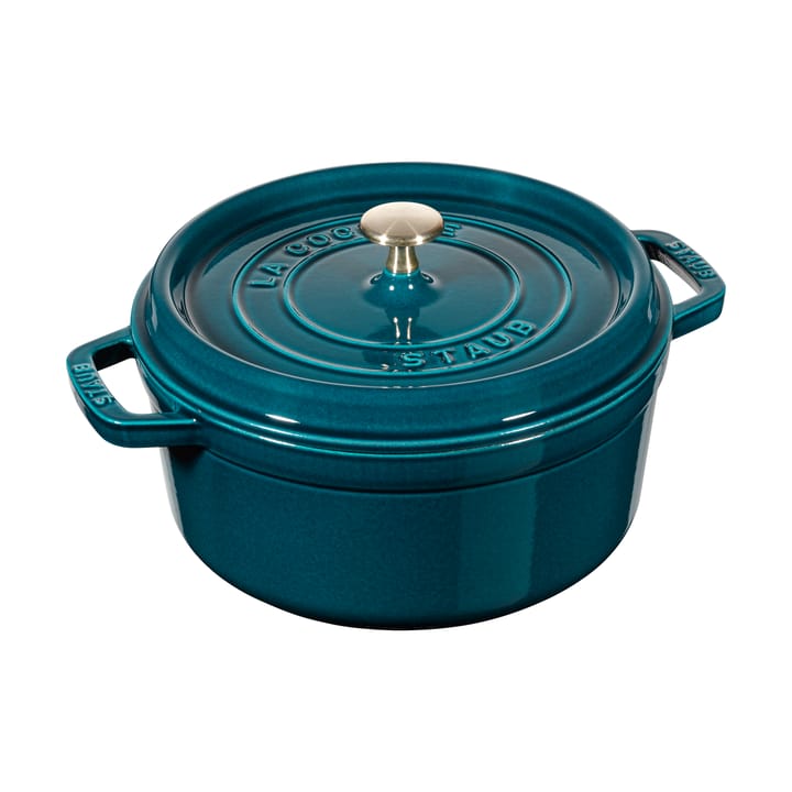 Staub La Cocotte pyöreä pata valurauta 2,2 L - La Mer - STAUB