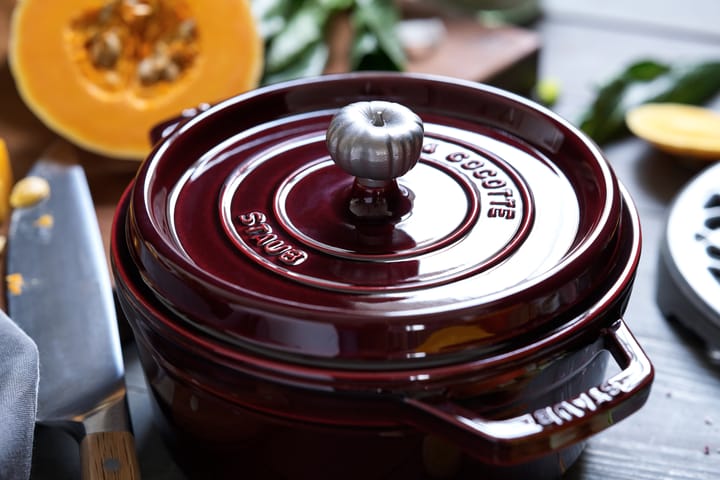 Staub La Cocotte pyöreä pata valurauta 3,8 L., Grenadiininpunainen STAUB