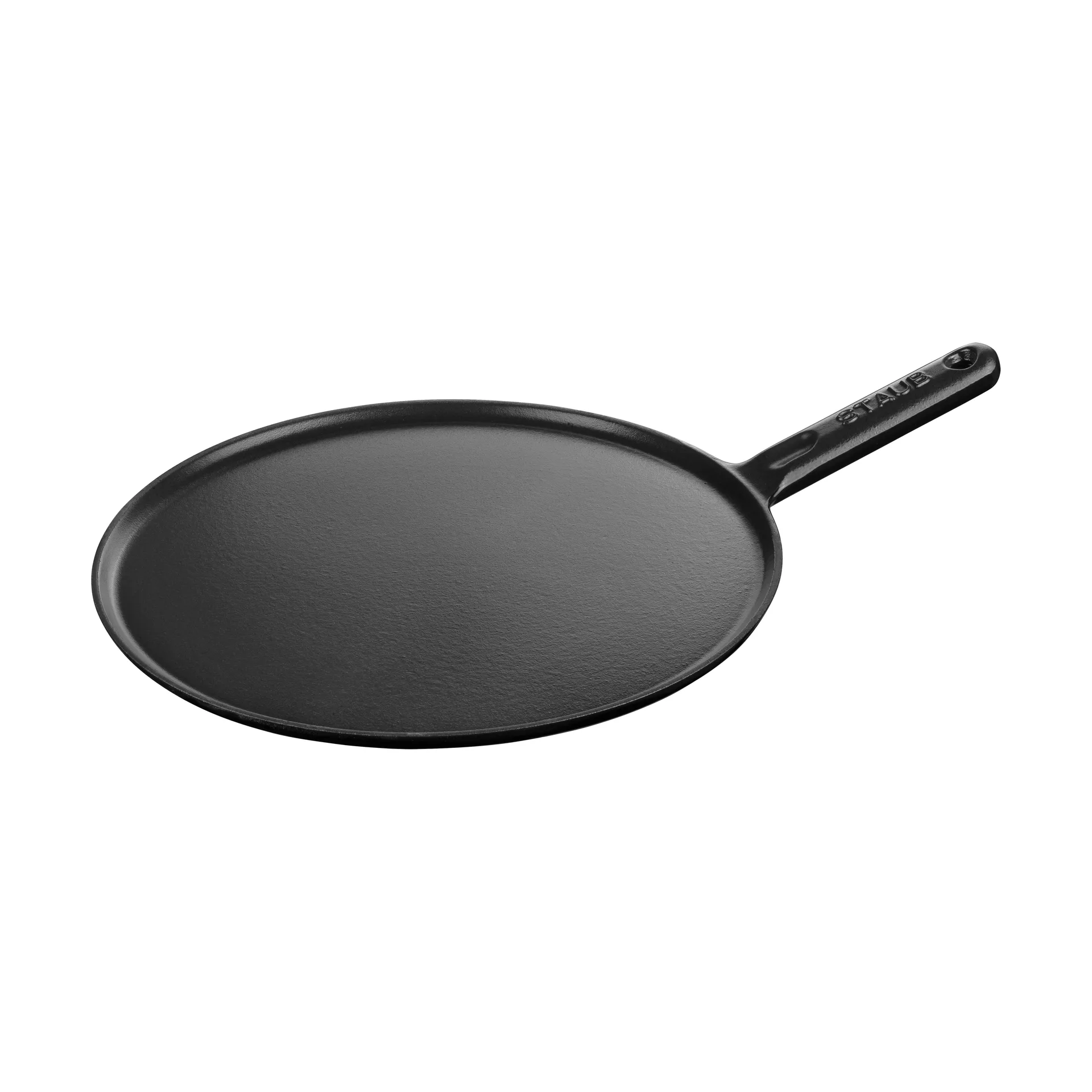 Staub lettupannu rautakädensija Ø30 cm., Musta STAUB
