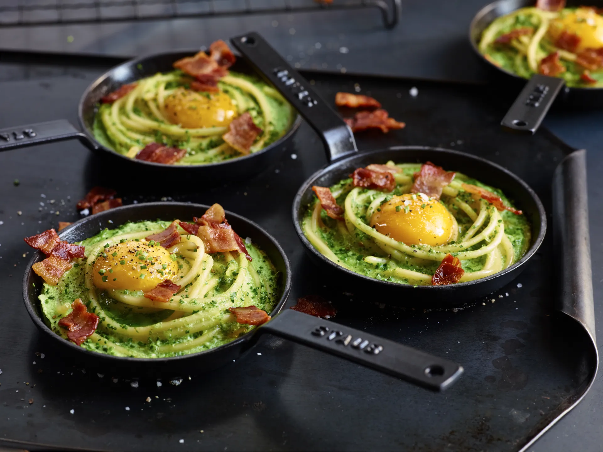 Staub mini paistinpannu valurauta 0,15 L., Musta STAUB