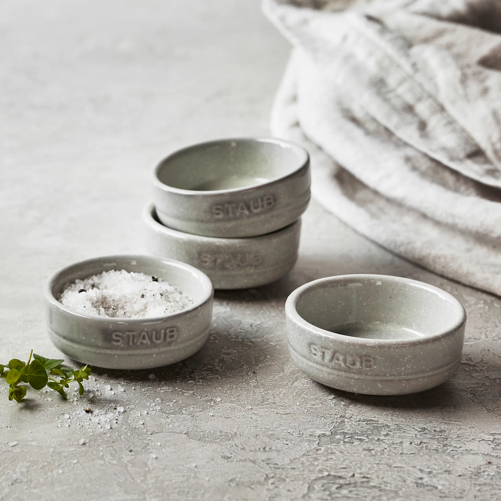 Staub New White Truffle mini kulho 4-pack, Ø5 cm STAUB