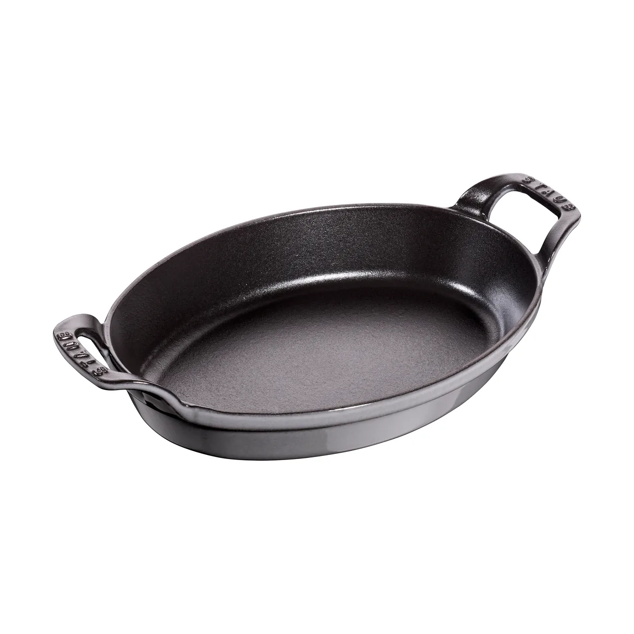 STAUB Staub ovaali uunivuoka valurauta 24 cm. Grafiitinharmaa