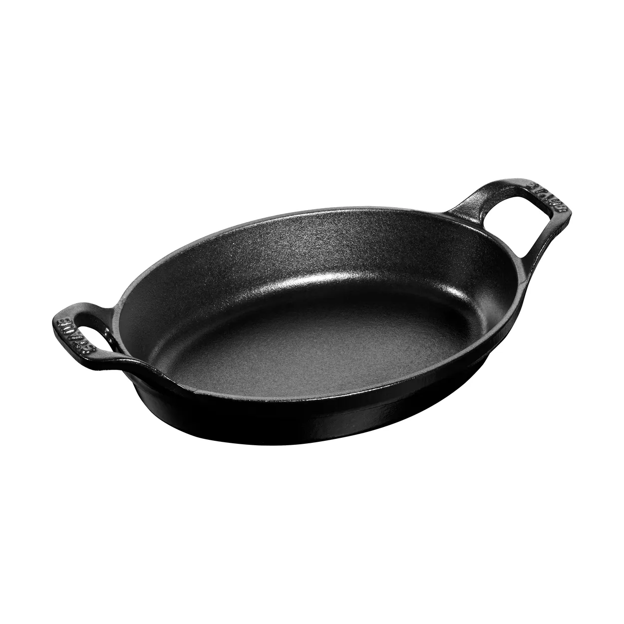 STAUB Staub ovaali uunivuoka valurauta 28 cm. Musta